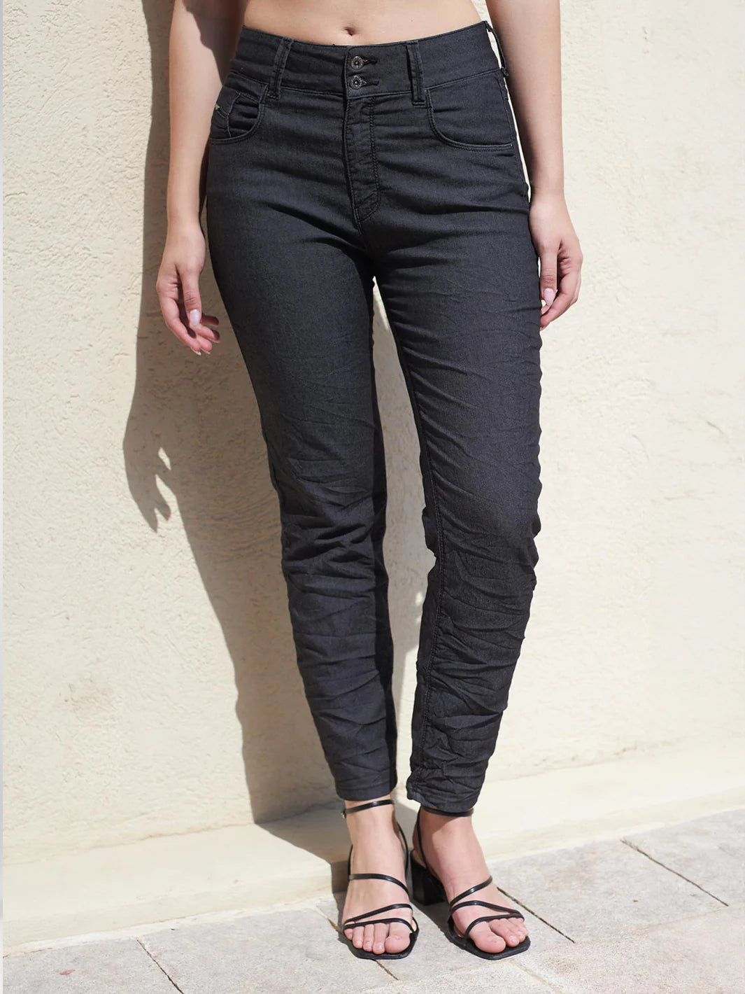 Maxine Pant | Black - Bianco Jeans - Beechworth Emporium