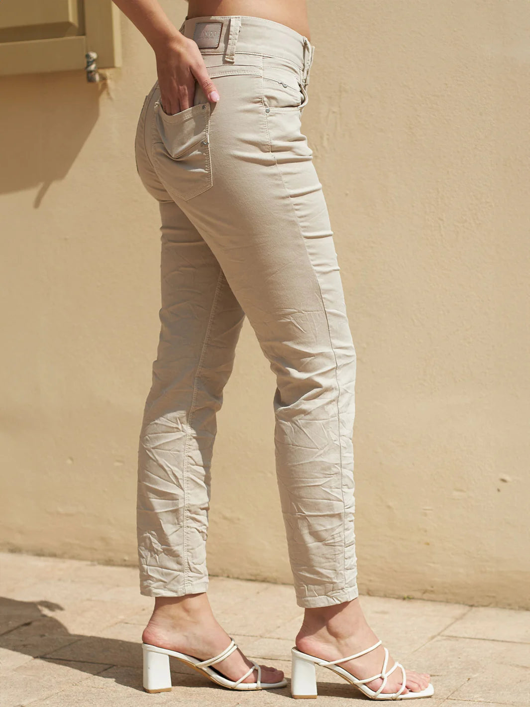 Maxine Pant | Sand - Bianco Jeans - Beechworth Emporium