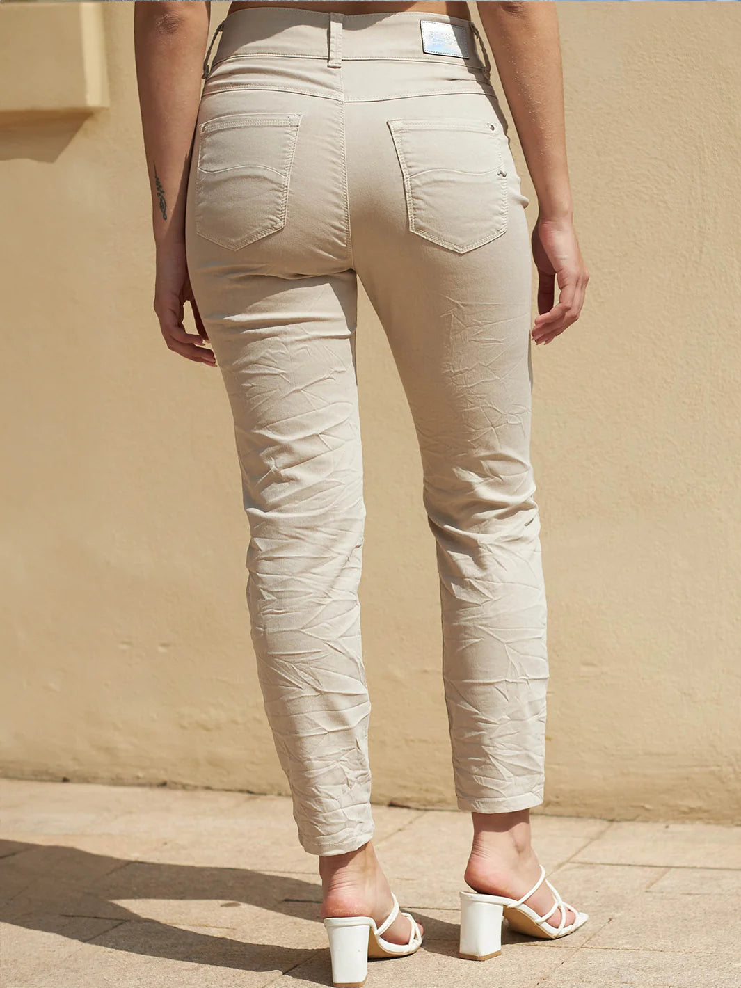 Maxine Pant | Sand - Bianco Jeans - Beechworth Emporium