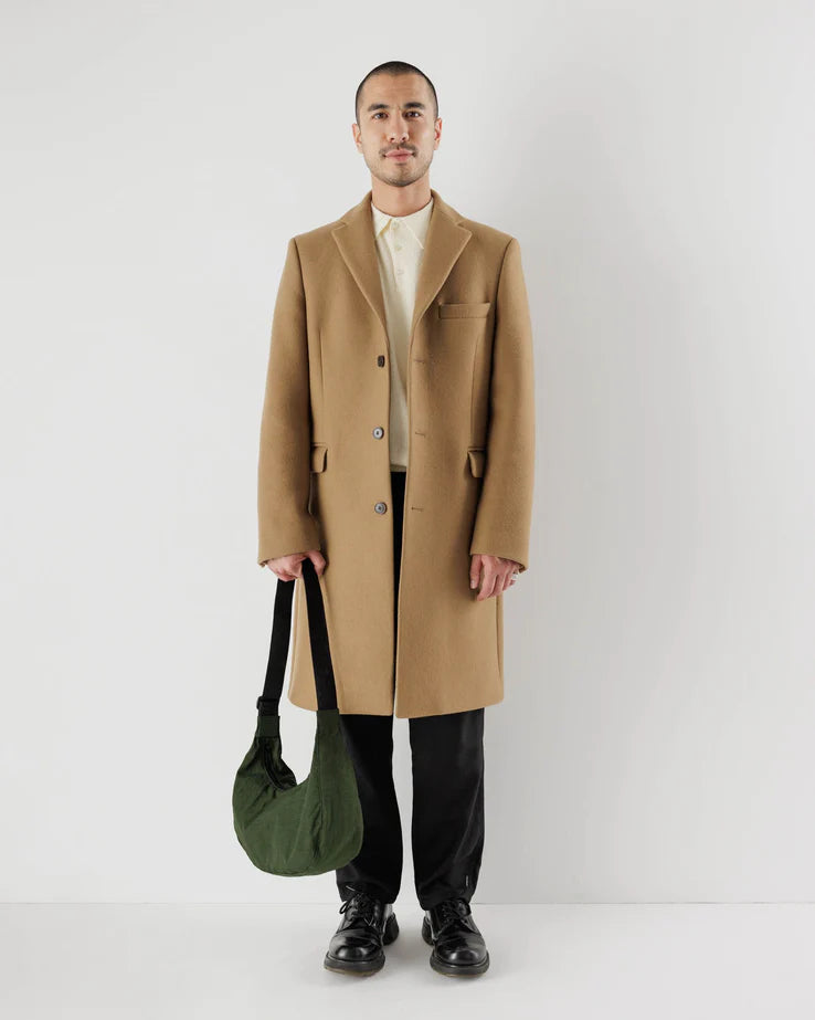 Medium Nylon Crescent Bag | Bay Laurel