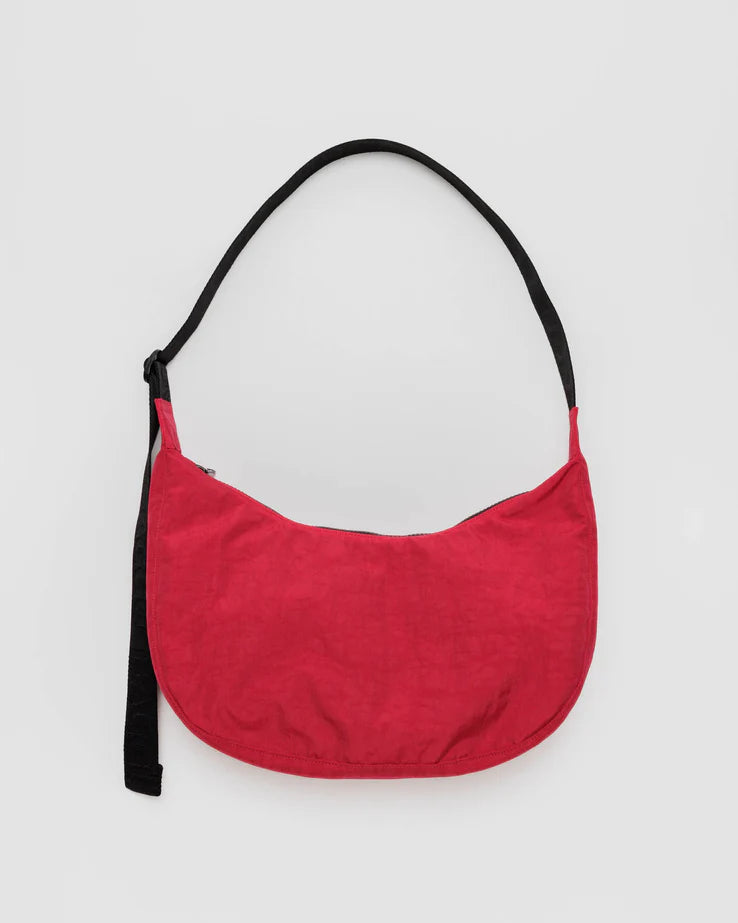 Medium Nylon Crescent Bag | Candy Apple - BAGGU - Beechworth Emporium