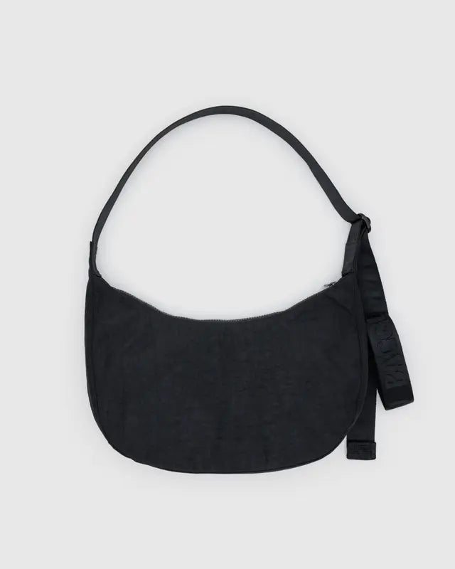 Medium Nylon Crescent Bag | Western Appliqué