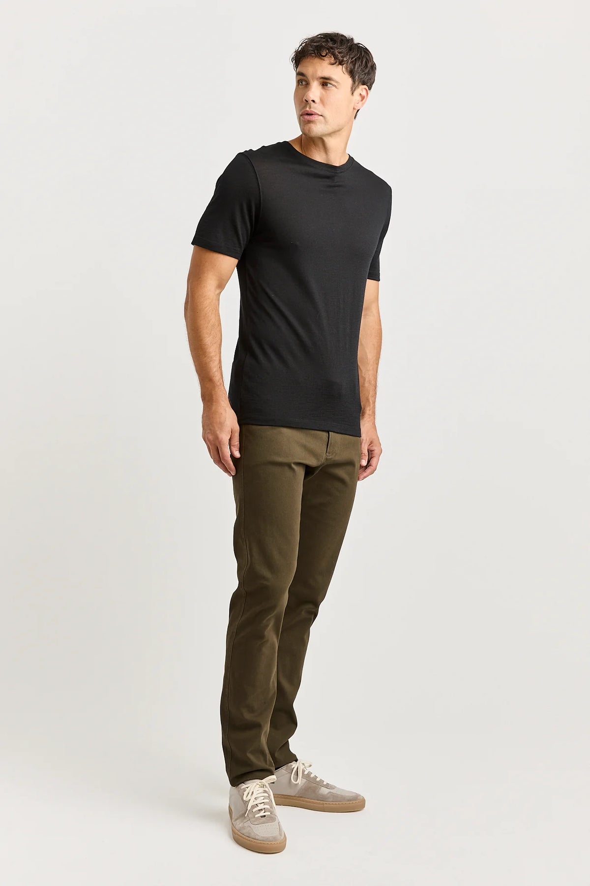 Merino Crew T-Shirt | Black