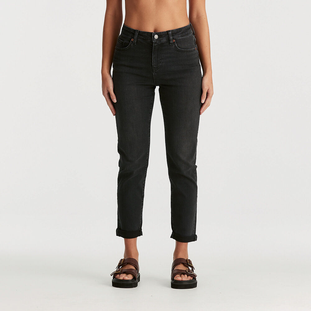 Mid Boyfriend Slim Jean | Jet Fade -  - Beechworth Emporium