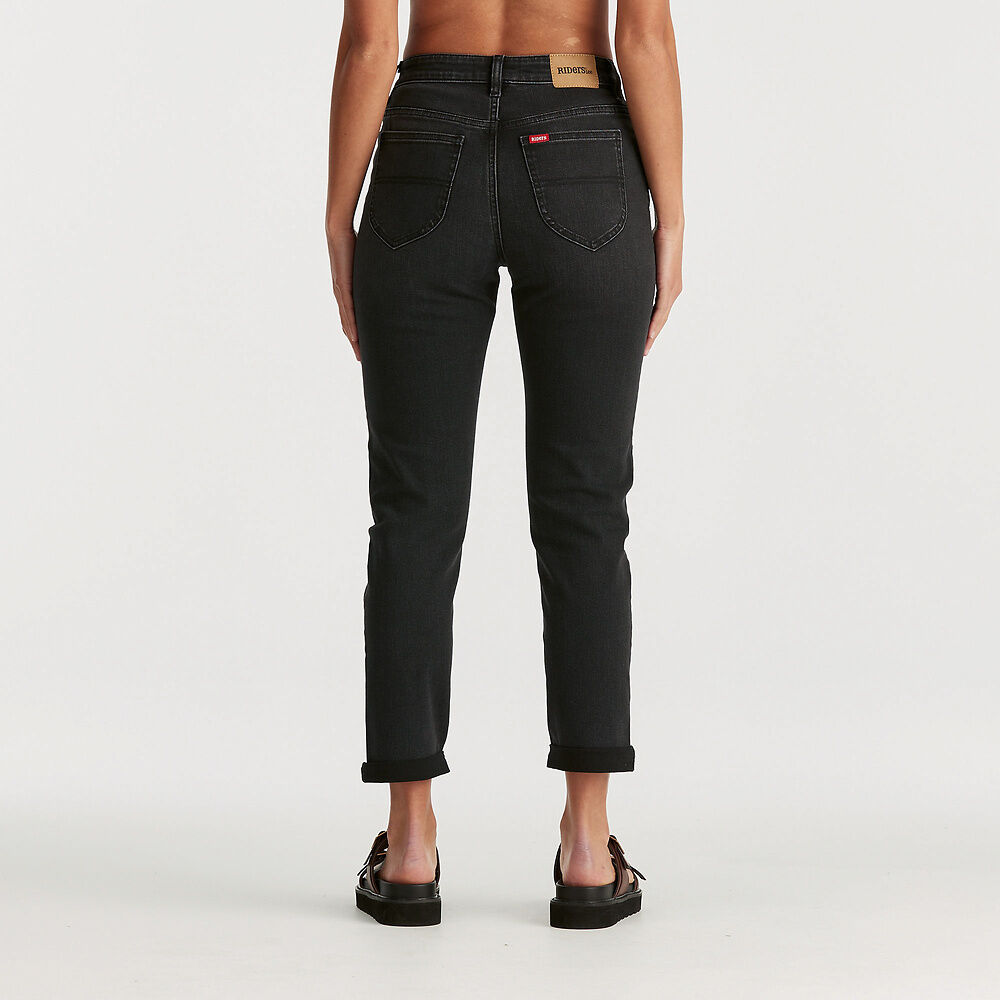 Mid Boyfriend Slim Jean | Jet Fade -  - Beechworth Emporium