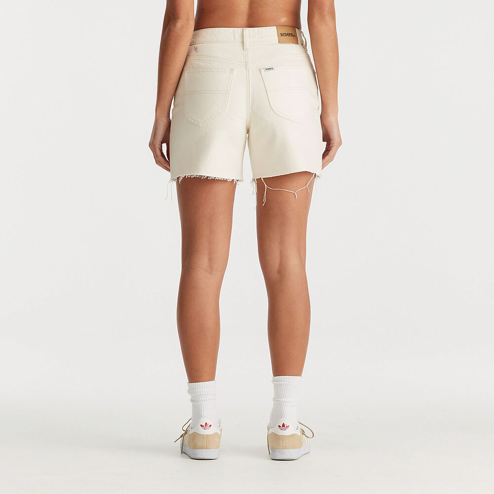 Mid Straight Short | Bright Ecru -  - Beechworth Emporium