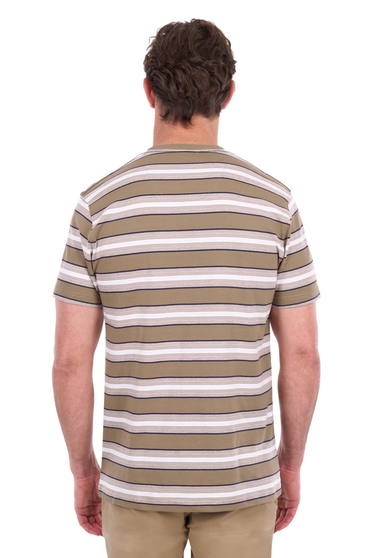 Nick Stripe 1-Pocket Short Sleeve Tee