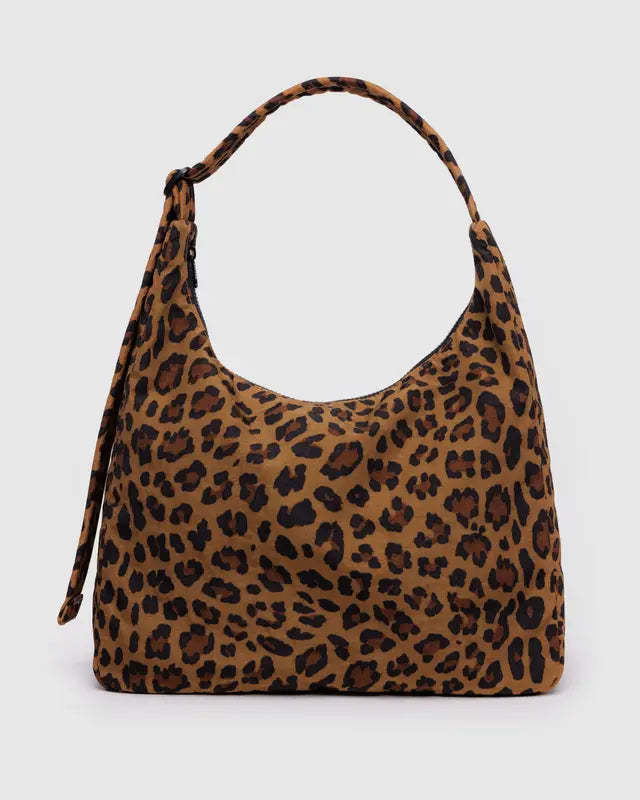 Nylon Shoulder Bag | Leopard