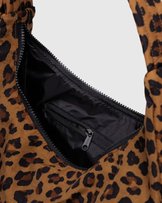 Nylon Shoulder Bag | Leopard