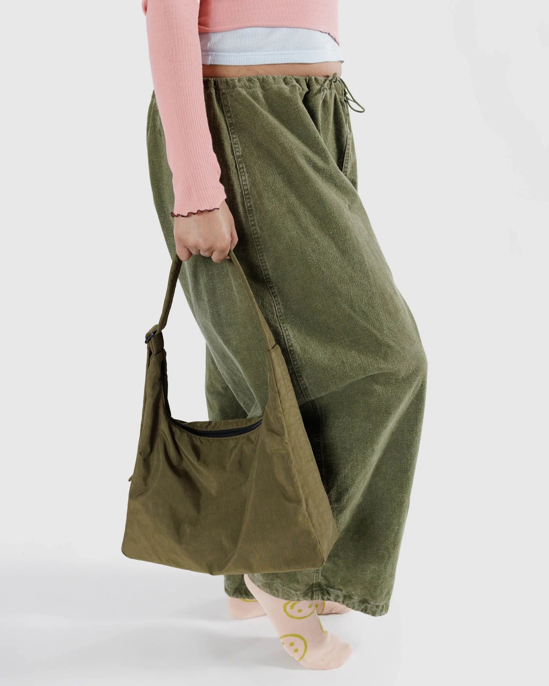 Nylon Shoulder Bag | Seaweed - BAGGU - Beechworth Emporium