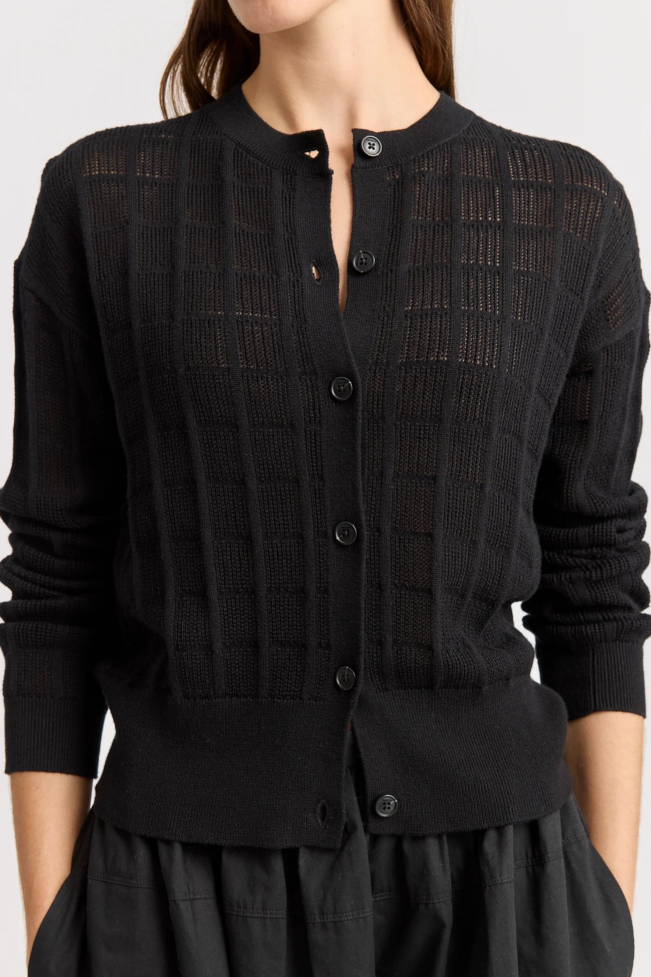 Open Stitch Cardigan