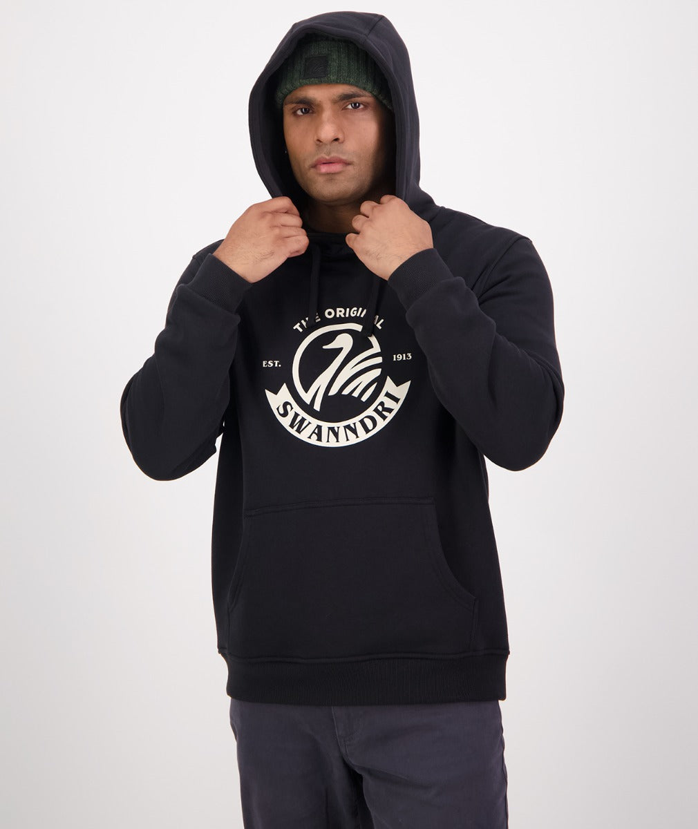 Original v2 Fleece Hoodie | Black/Sandshell - Swanndri - Beechworth Emporium