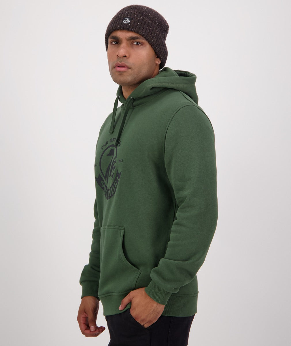 Original v2 Fleece Hoodie | Hunter Green/Black - Swanndri - Beechworth Emporium