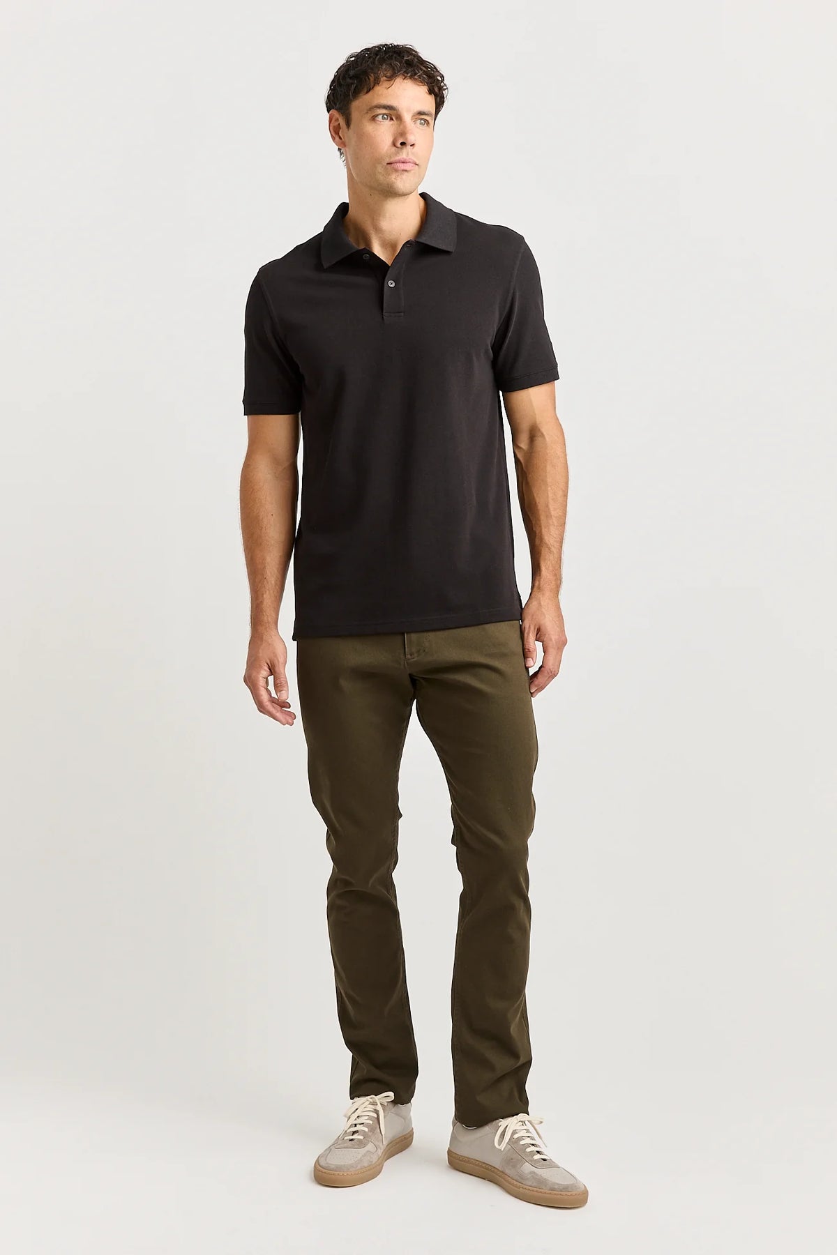 Pique Polo Organic Cotton | Black