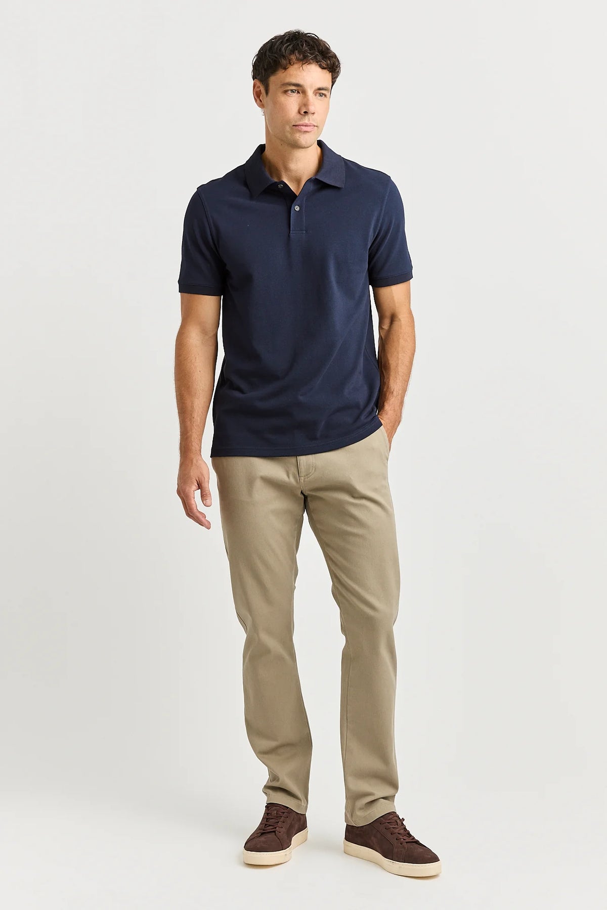 Pique Polo Organic Cotton | Navy