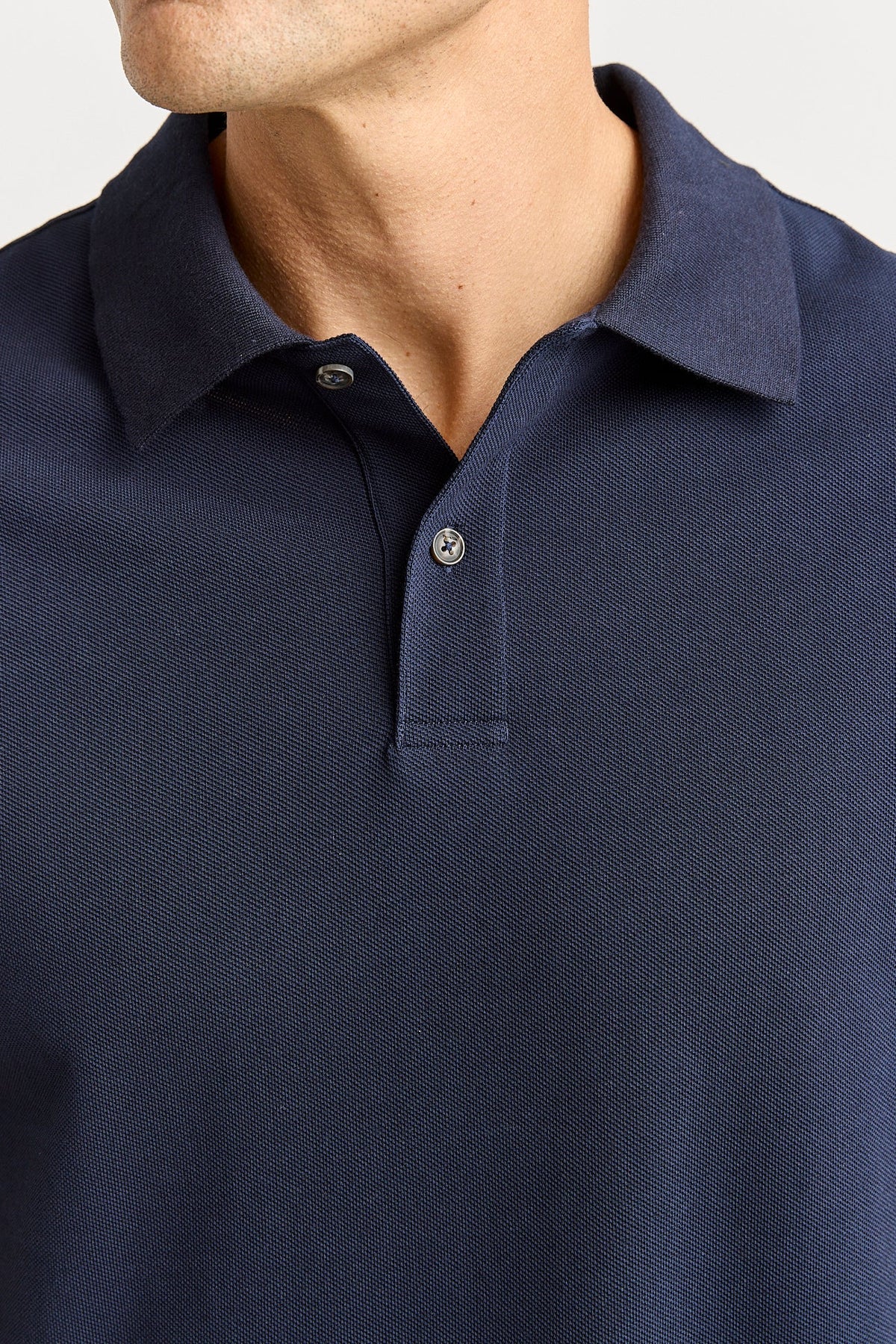 Pique Polo Organic Cotton | Navy