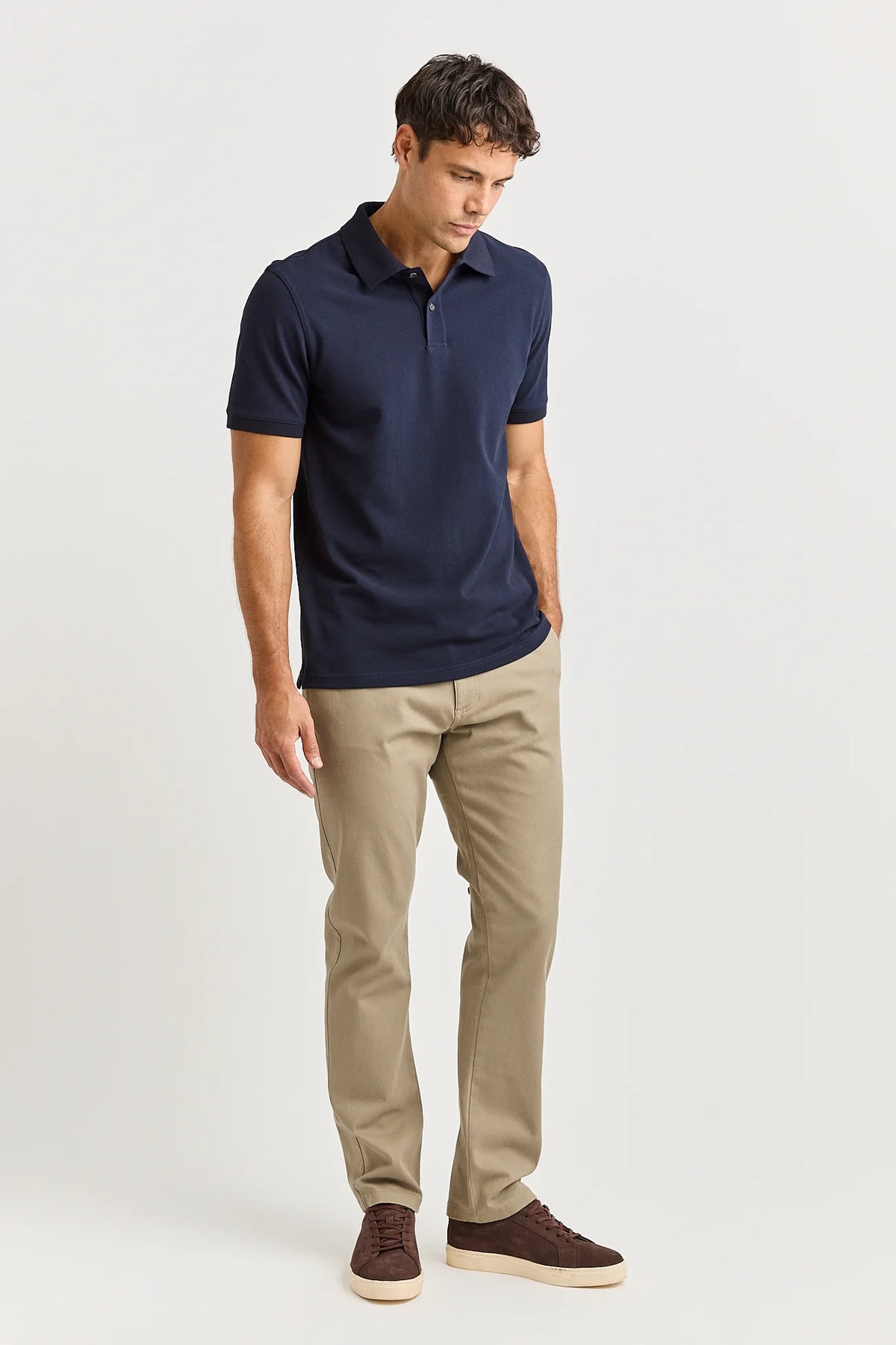 Pique Polo Organic Cotton | Navy