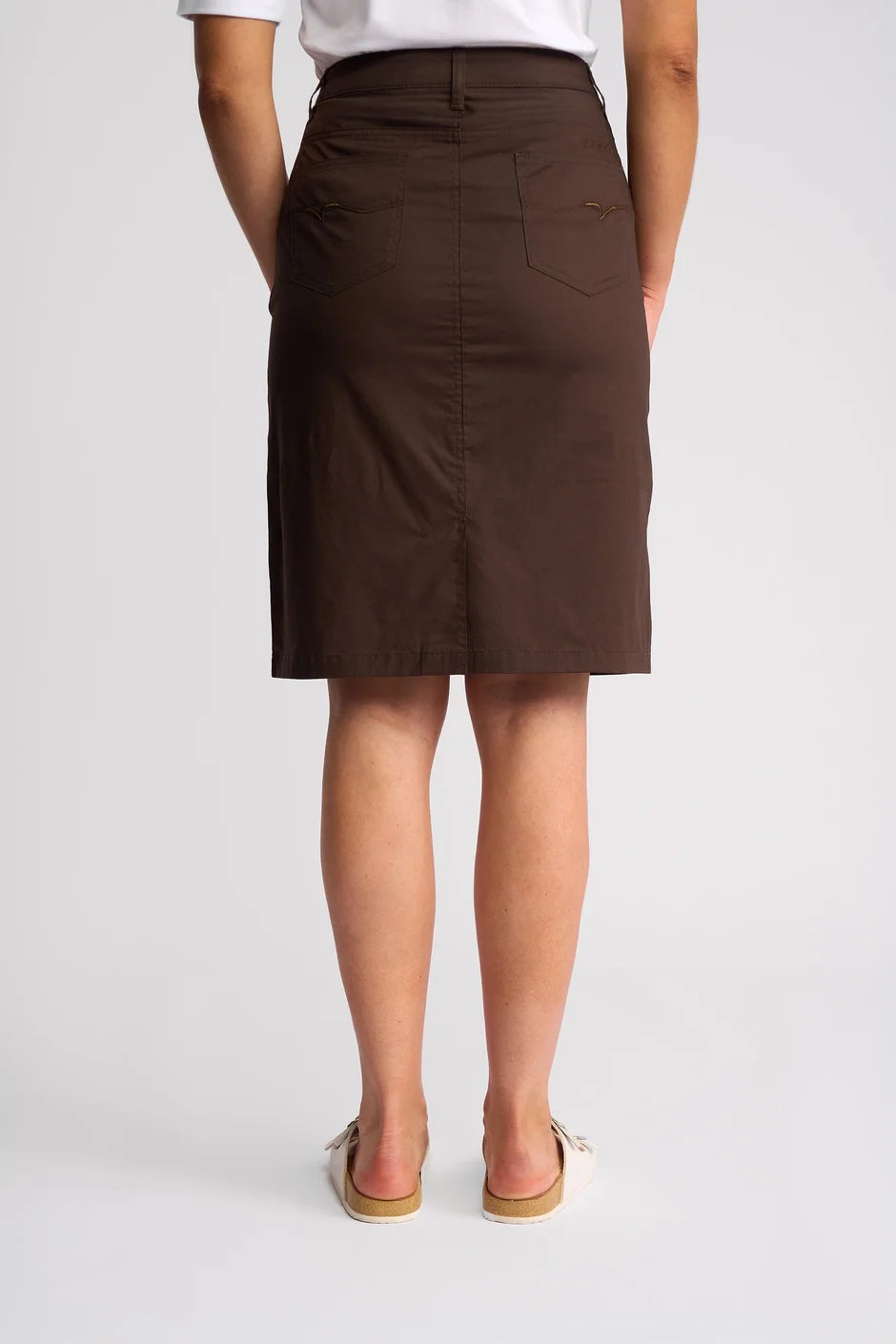 Poppy Poplin Skirt | Chocolate