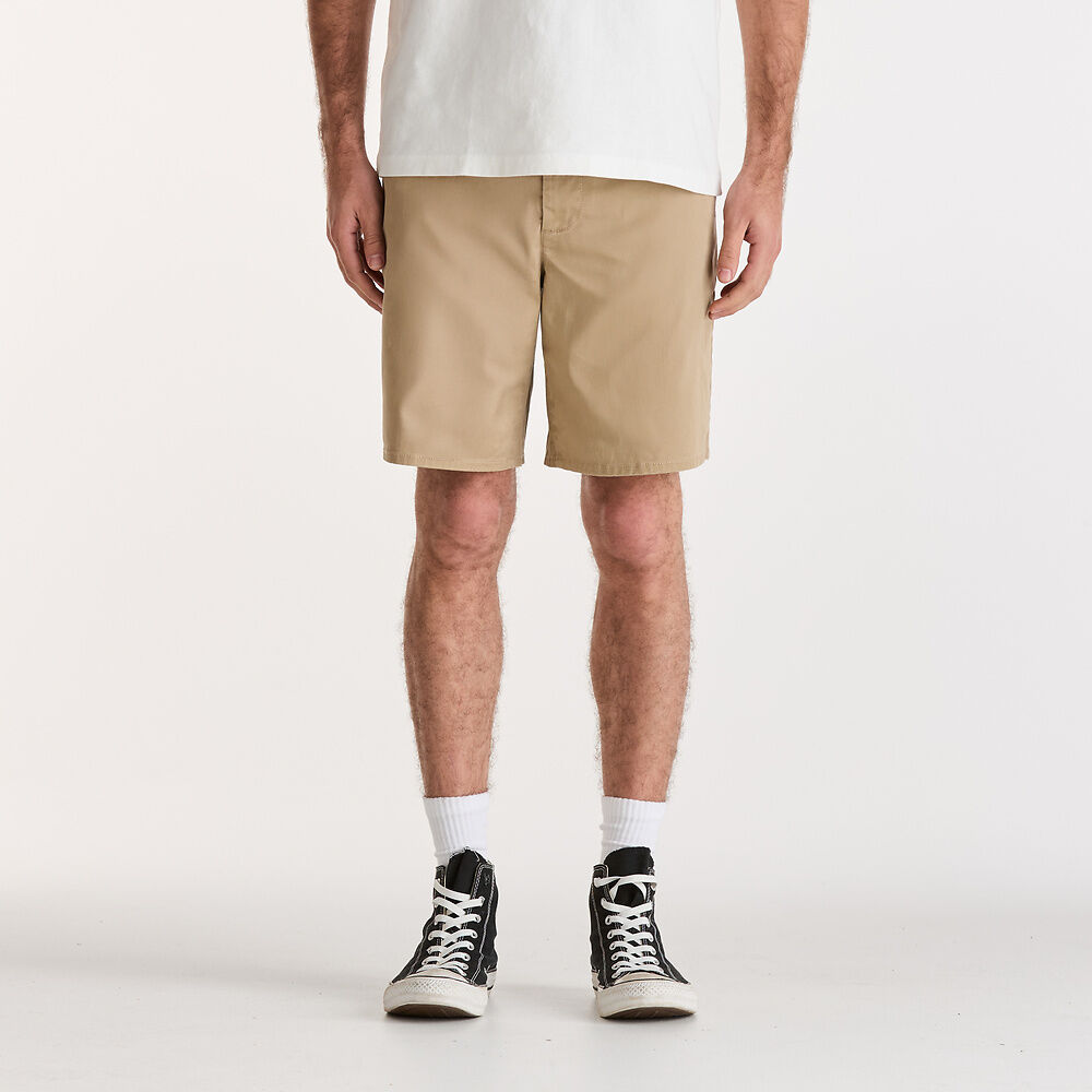 R4 Relaxed Chino Short | Light Camel - - Beechworth Emporium