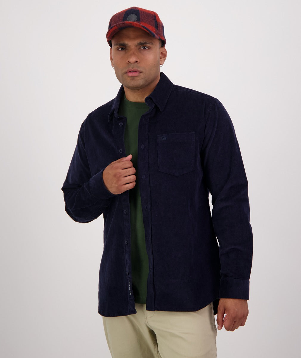 Ranfurly Corduroy Shirt | Navy - Swanndri - Beechworth Emporium