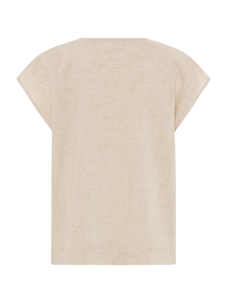 Raw Textured Shirt | Stone