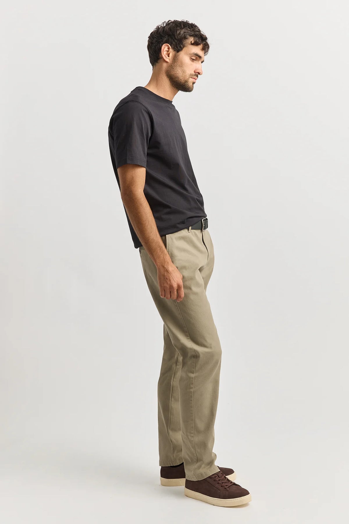 Regular Cotton Twill Chino | Biscuit