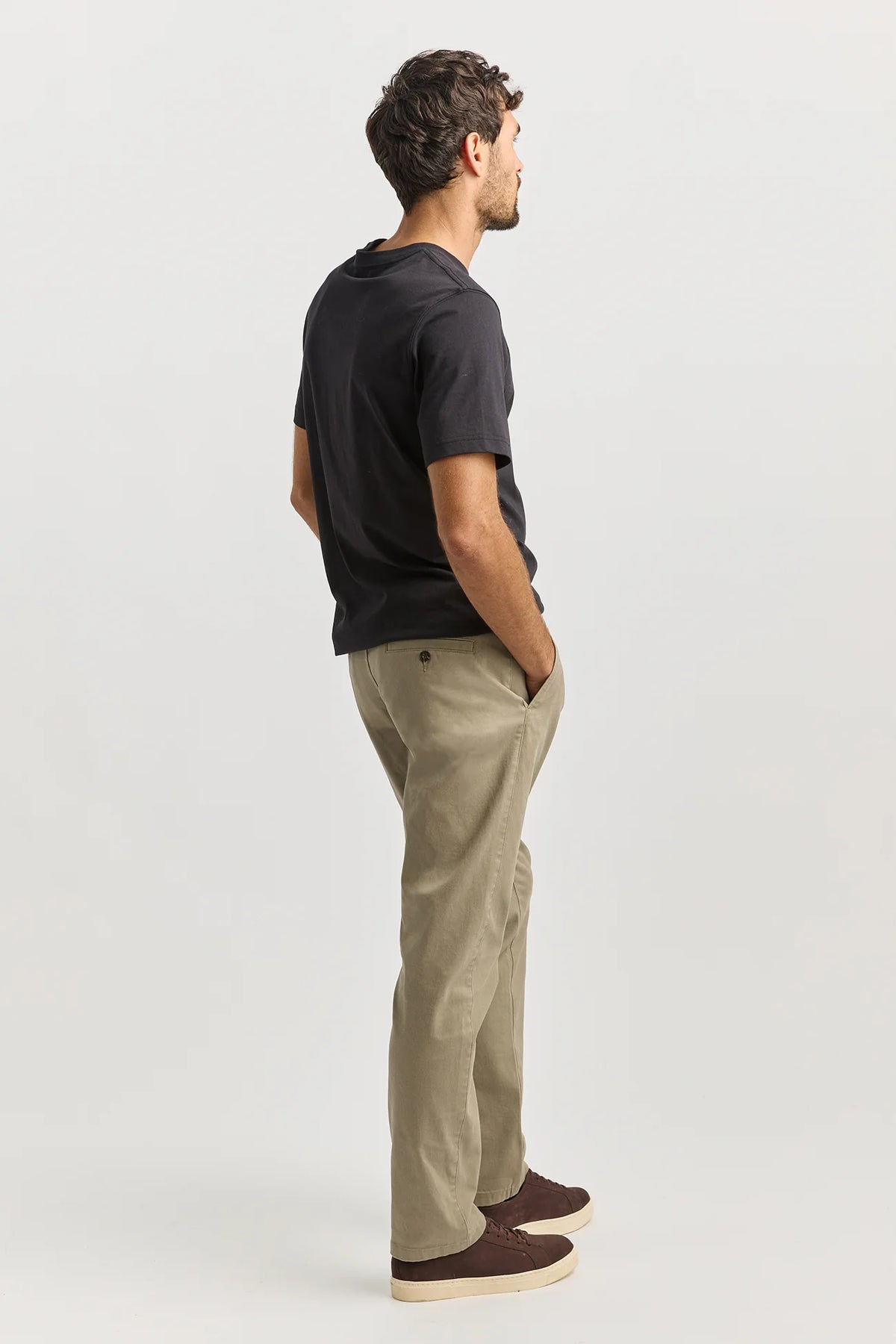Regular Cotton Twill Chino | Biscuit
