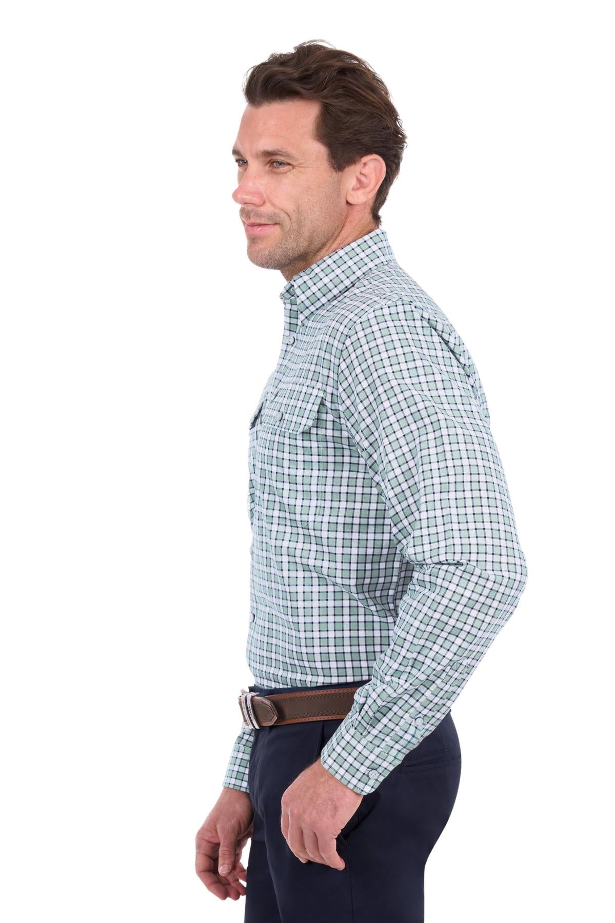 Rory Check 2-Pocket Long Sleeve Shirt