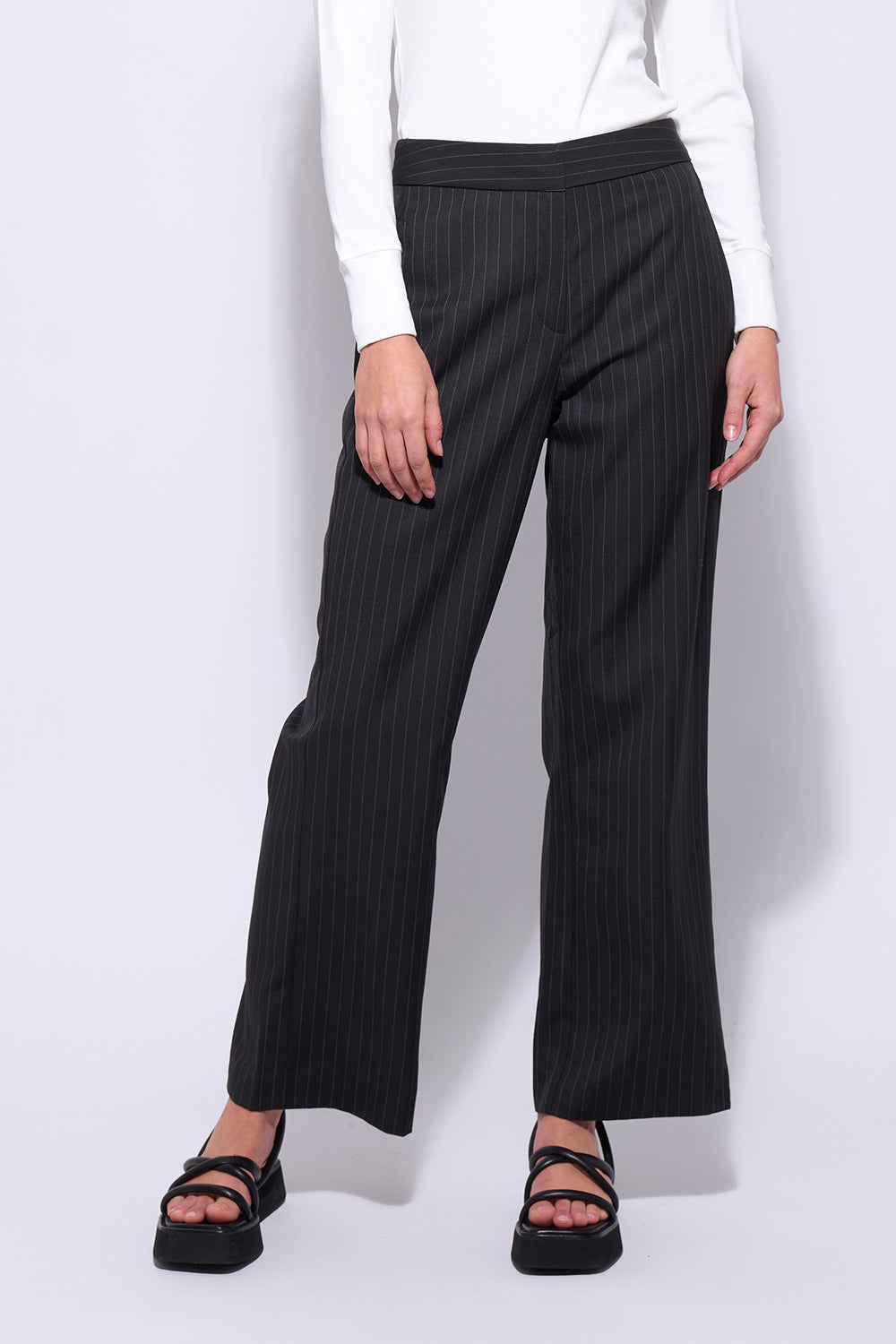 The Hepburn Pant | Ebony Stripe -  - Beechworth Emporium