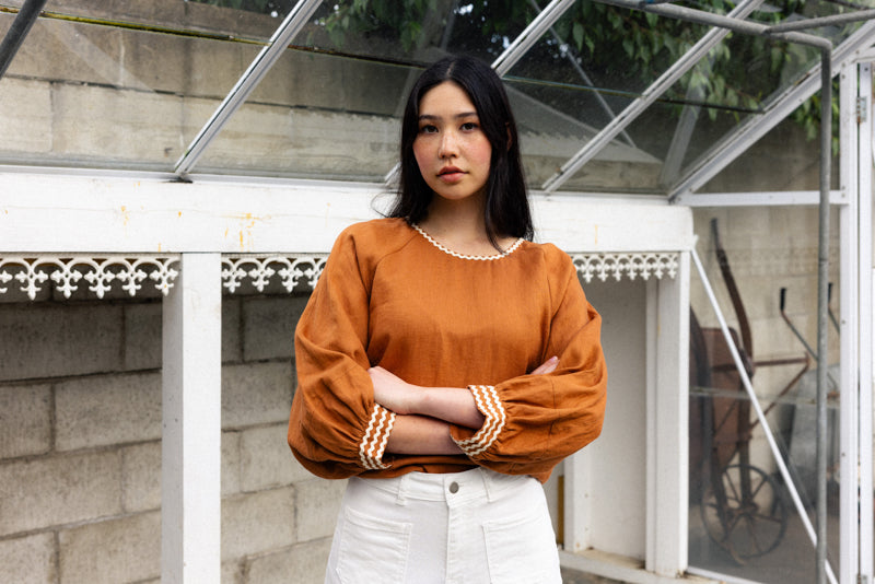 Ric Rac Top | Cinnamon
