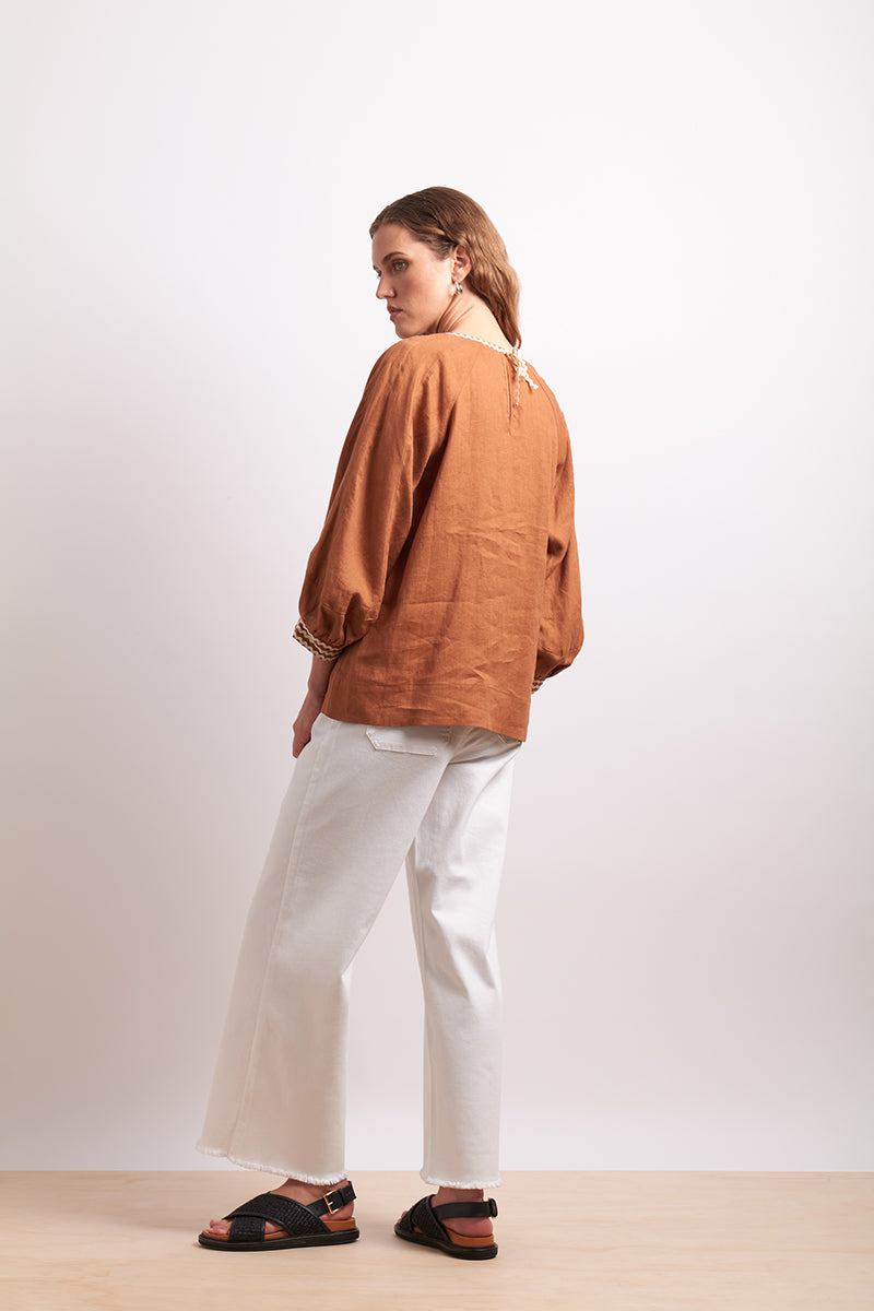 Ric Rac Top | Cinnamon