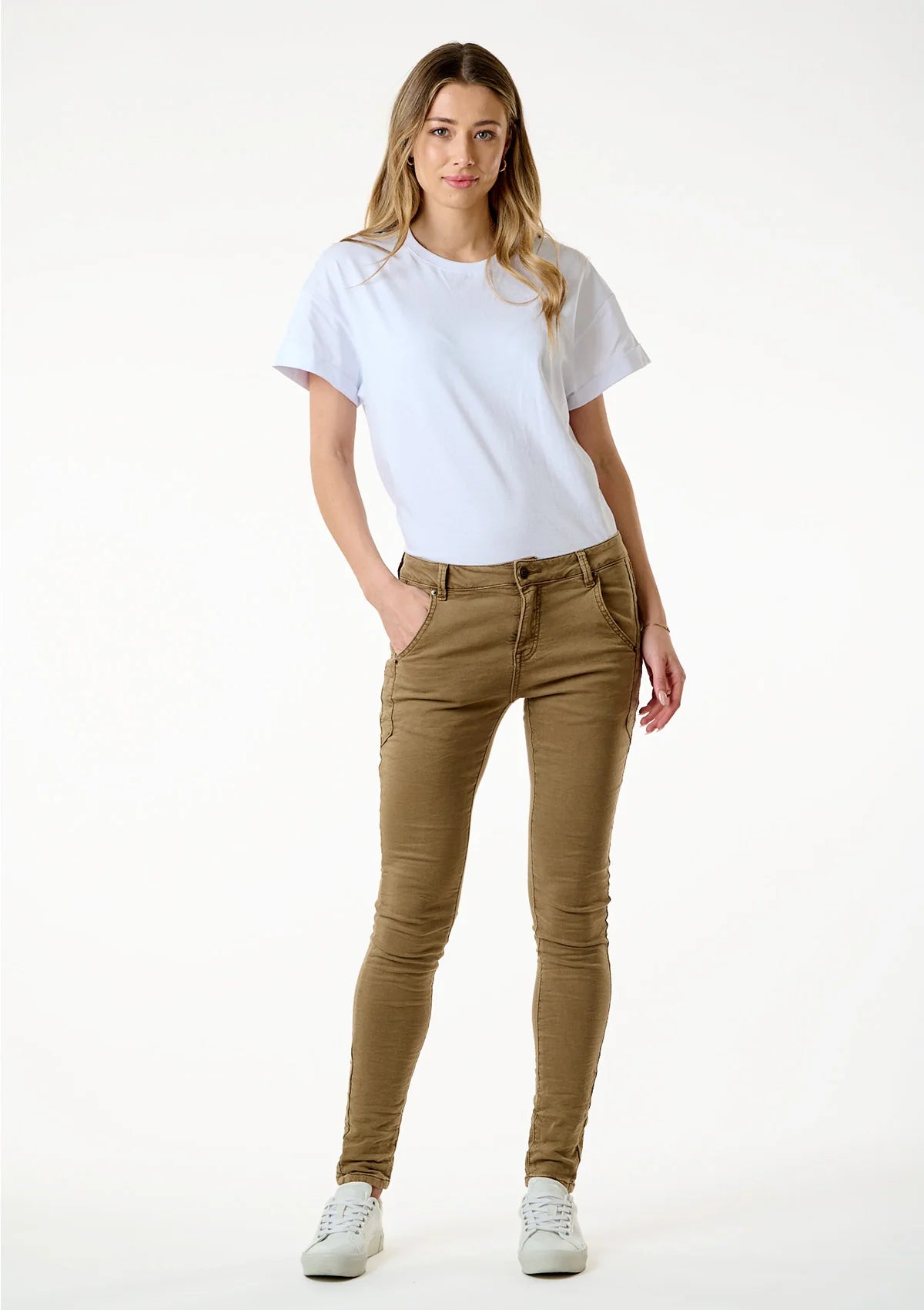 Springfield Olive Pant - Bianco Jeans - Beechworth Emporium