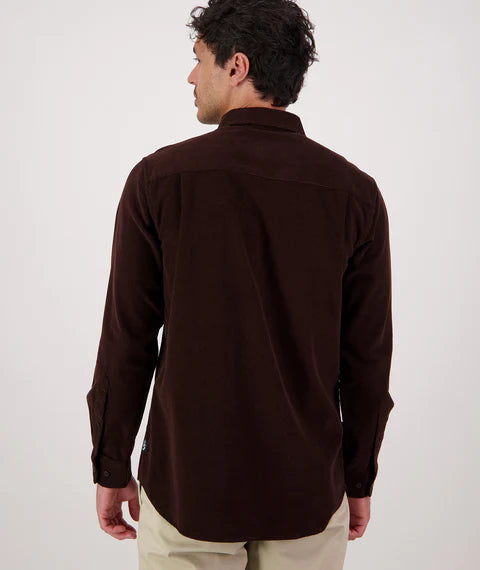 Ranfurly V2 LS Shirt | Espresso