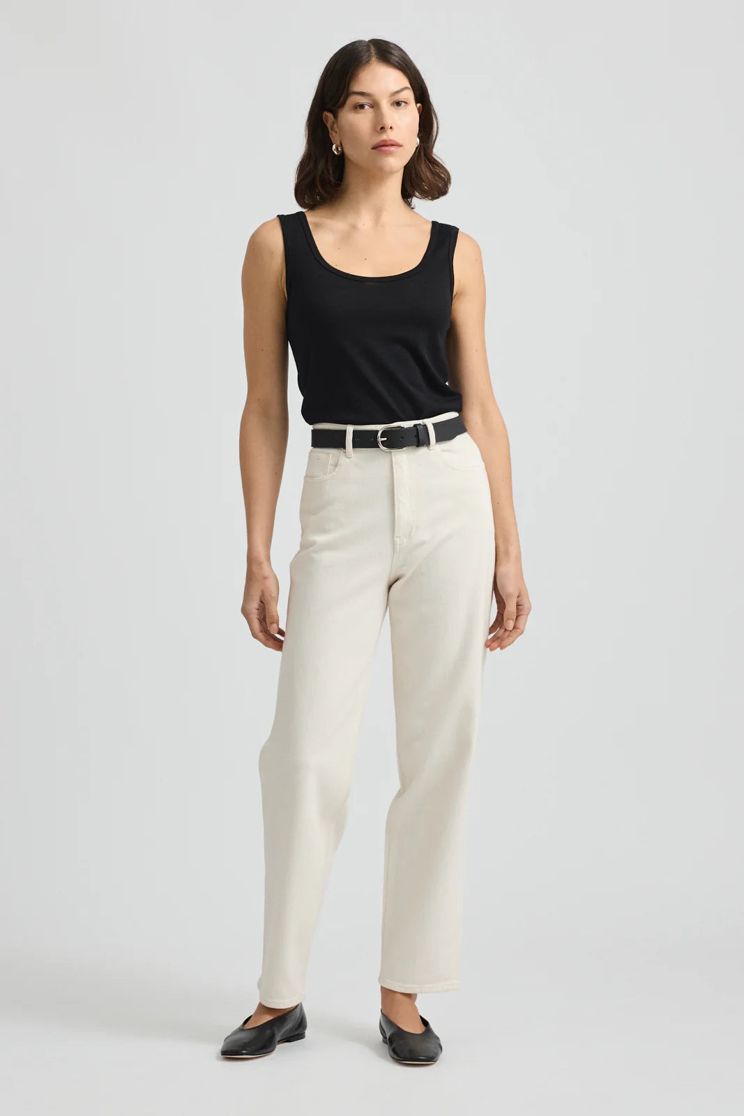 Scoop Merino Tank | Black -  - Beechworth Emporium