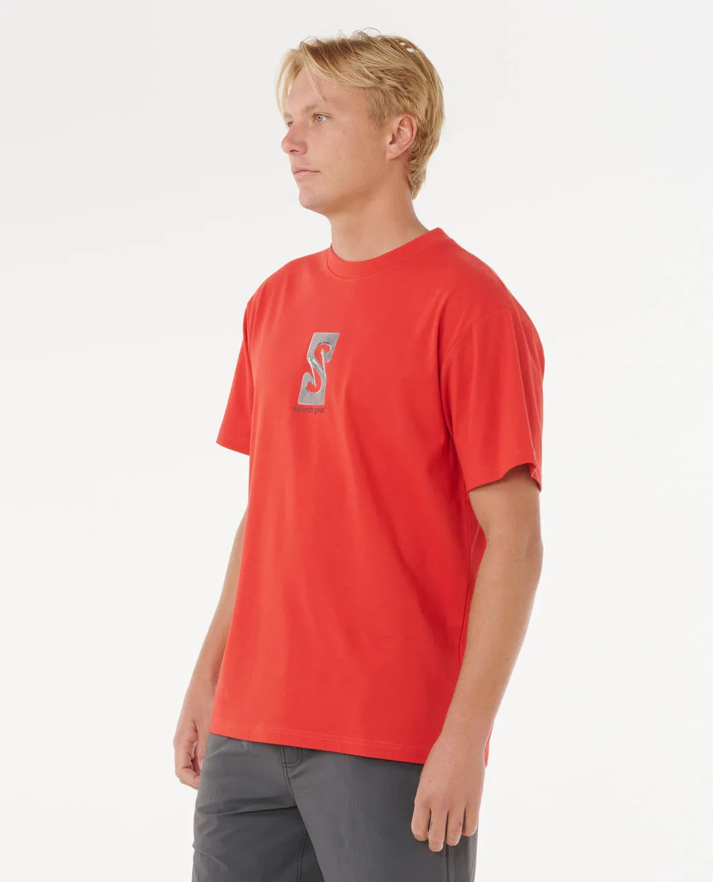 Search Gear Tee | Lava Red - - Beechworth Emporium