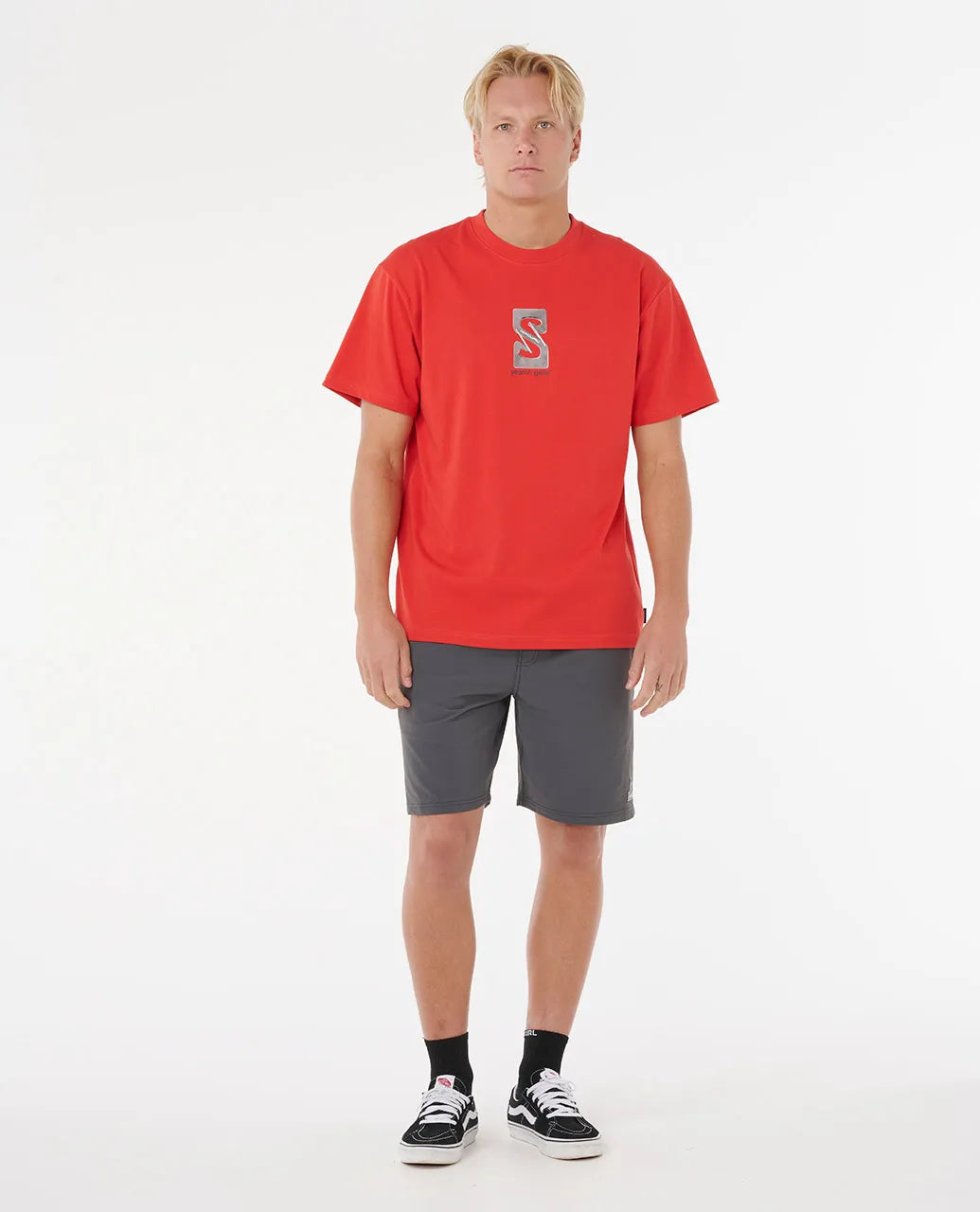 Search Gear Tee | Lava Red - - Beechworth Emporium