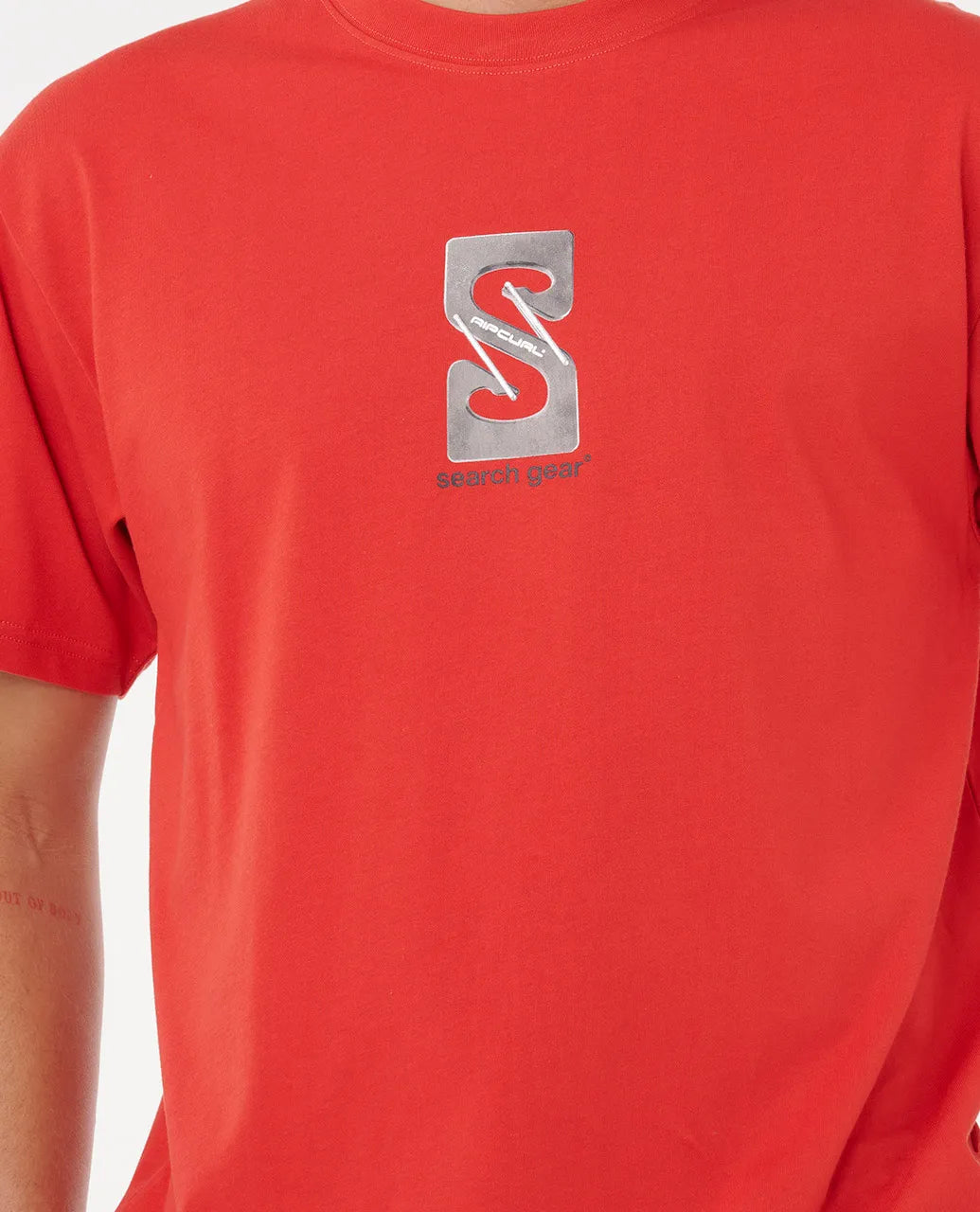 Search Gear Tee | Lava Red - - Beechworth Emporium