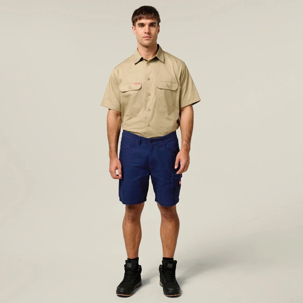 Short Sleeve Vented Shirt | Khaki - - Beechworth Emporium