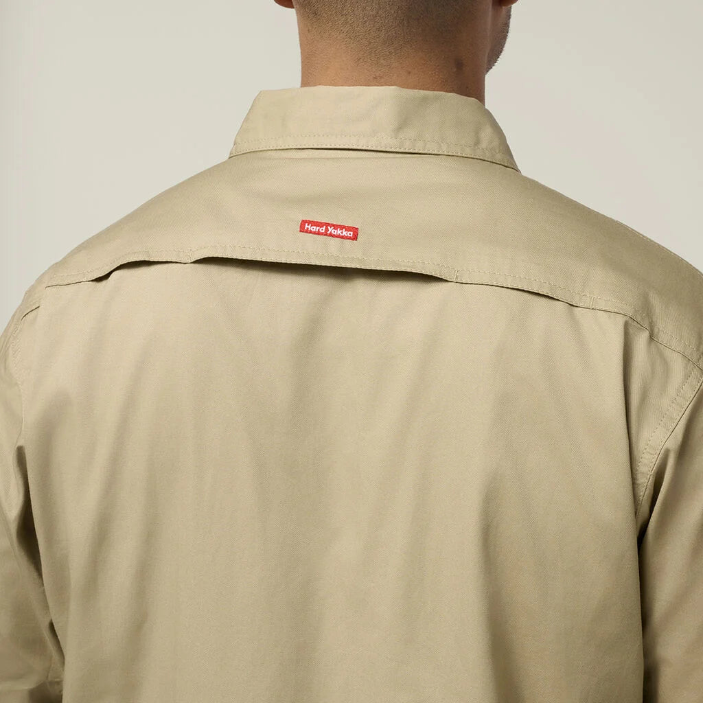 Short Sleeve Vented Shirt | Khaki - - Beechworth Emporium