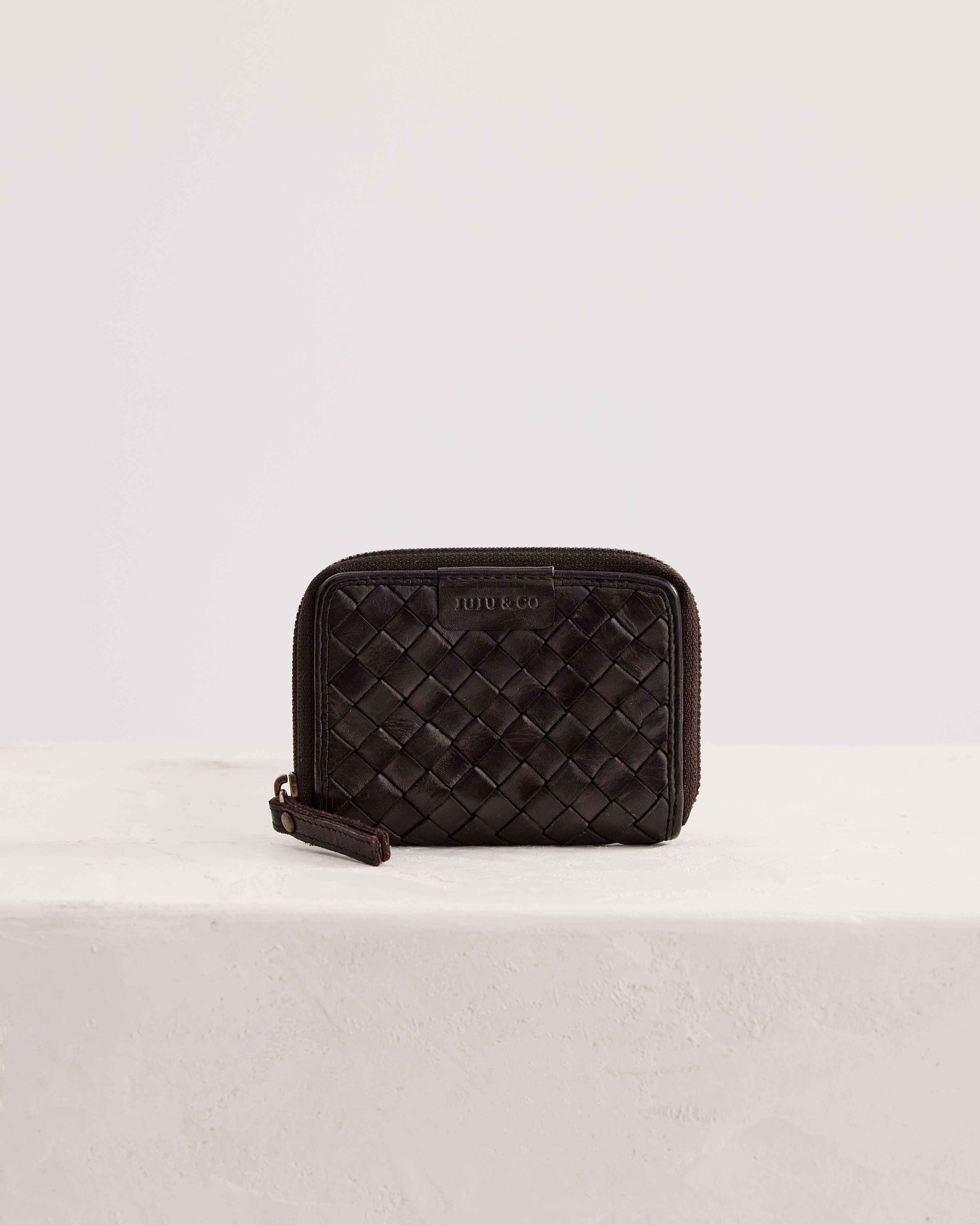 Small Basque Wallet | Chocolate - - Beechworth Emporium