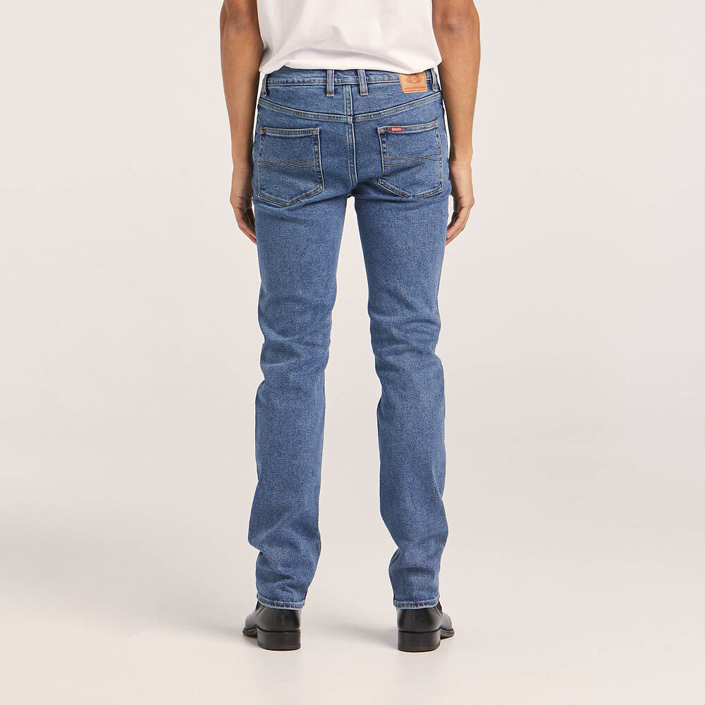 Straight Slim Stonewash Stretch Jean -  - Beechworth Emporium
