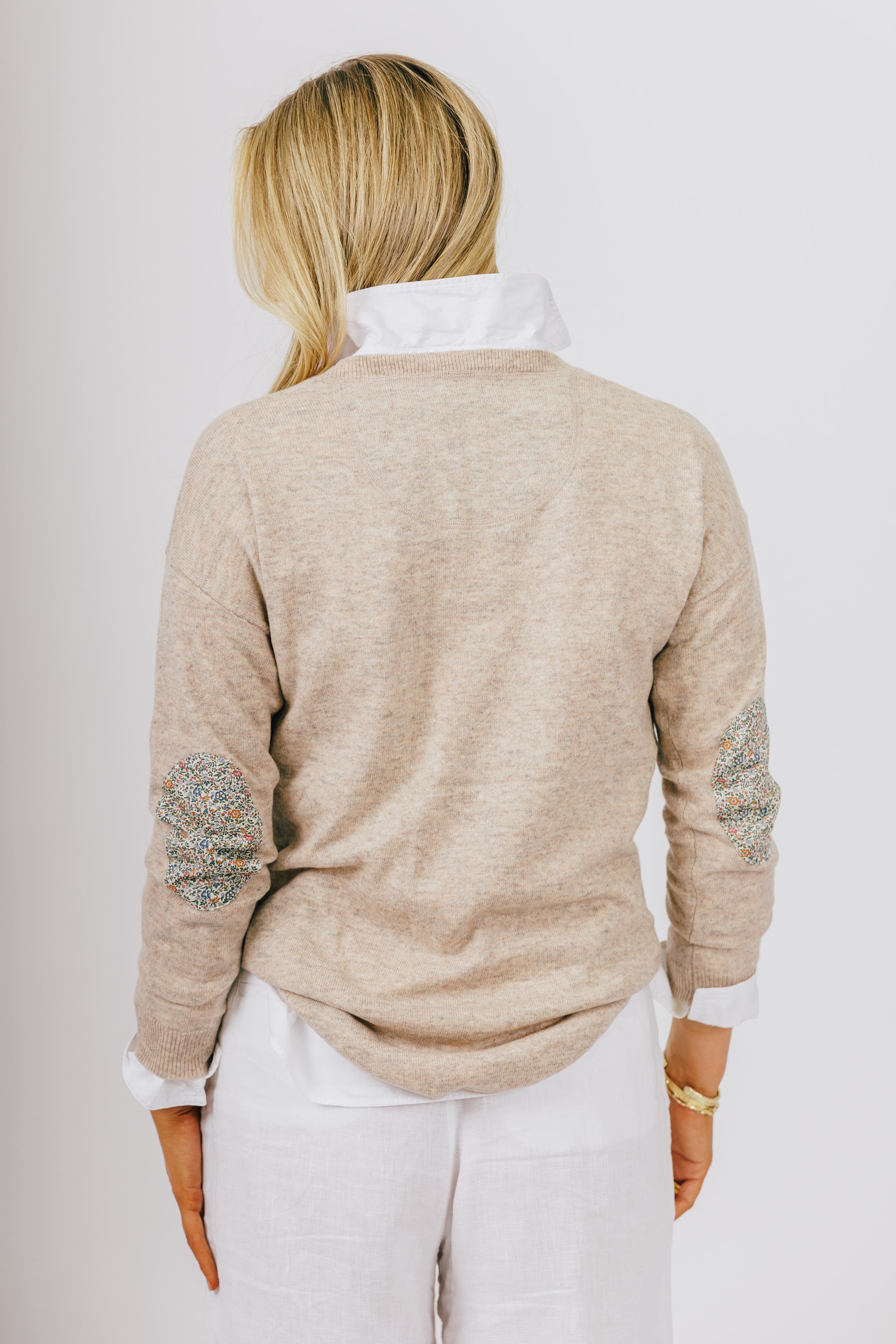 Almond Swing Jumper with Katie & Millie Liberty Patches -  - Beechworth Emporium