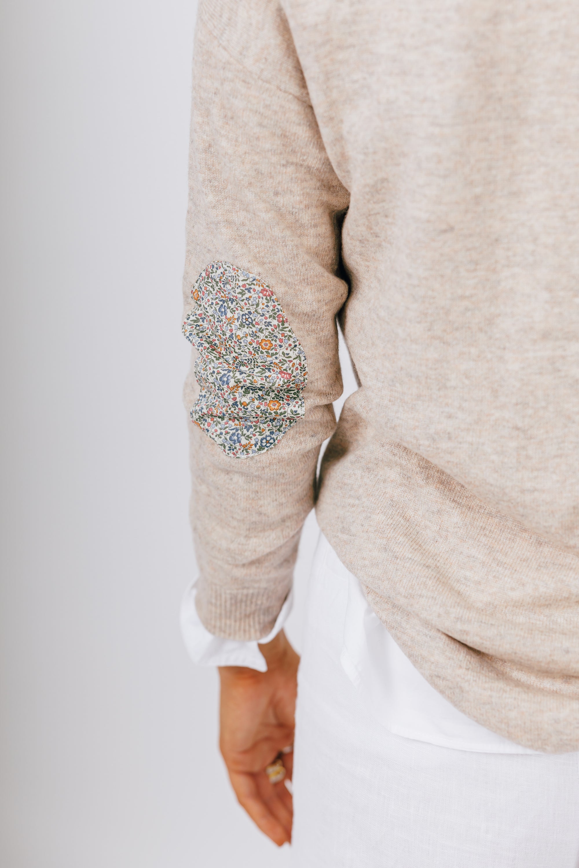 Almond Swing Jumper with Katie & Millie Liberty Patches -  - Beechworth Emporium