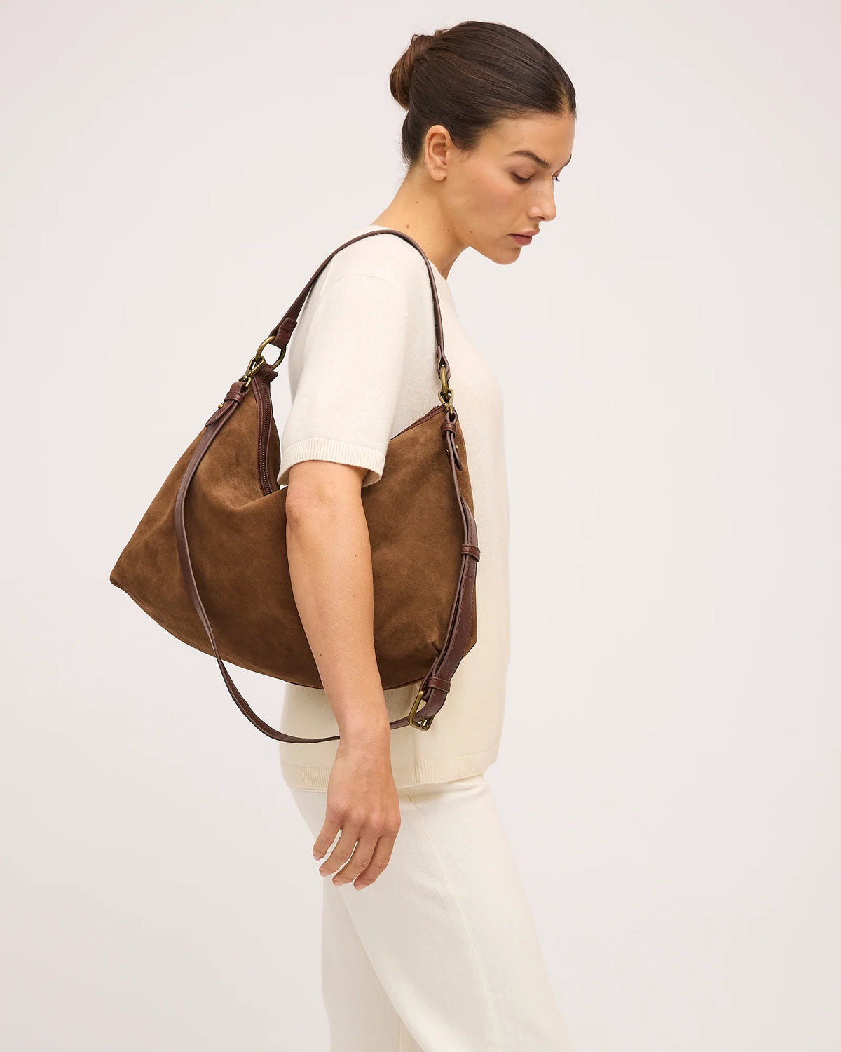 Suede Slouchy | Chestnut
