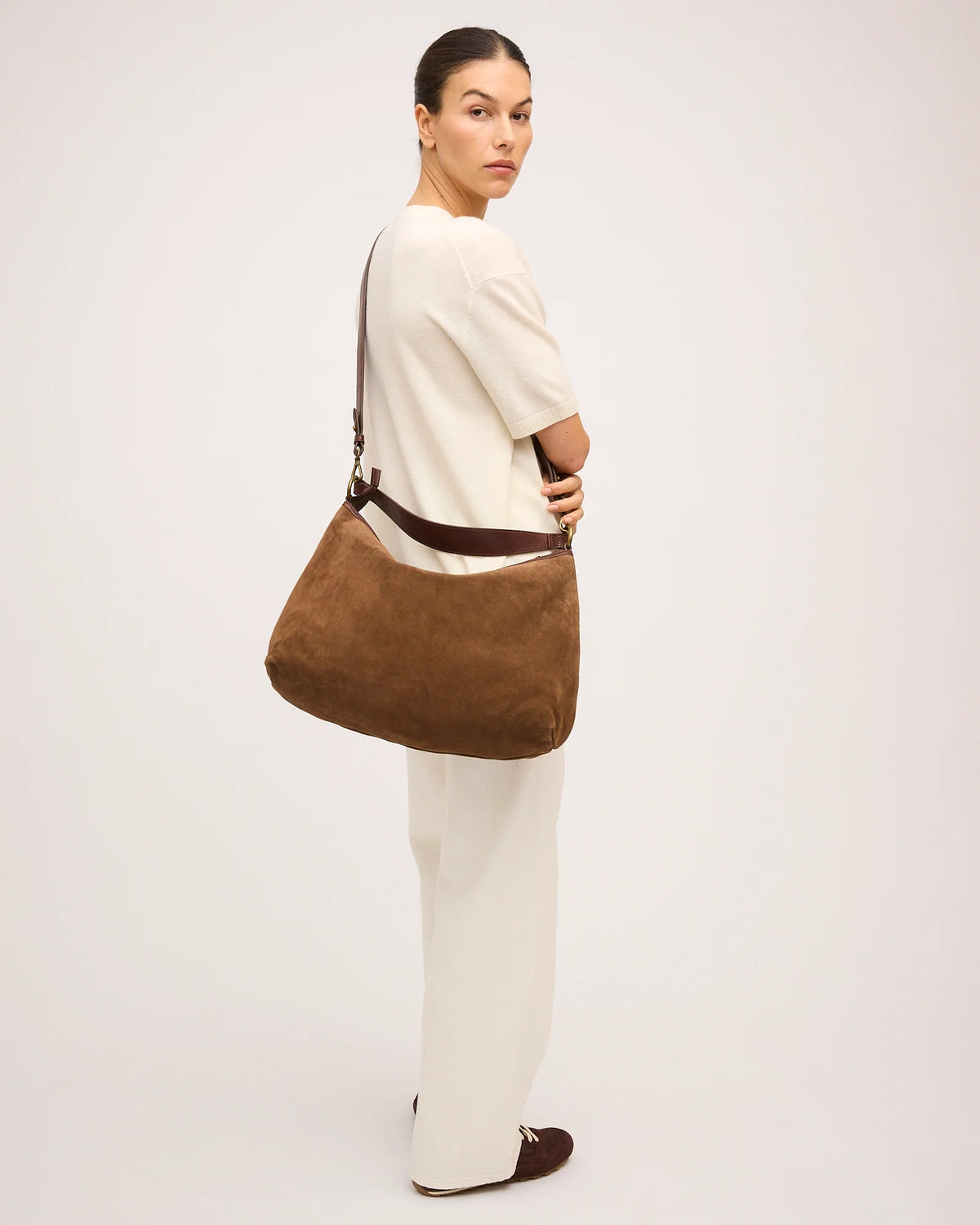 Suede Slouchy | Chestnut