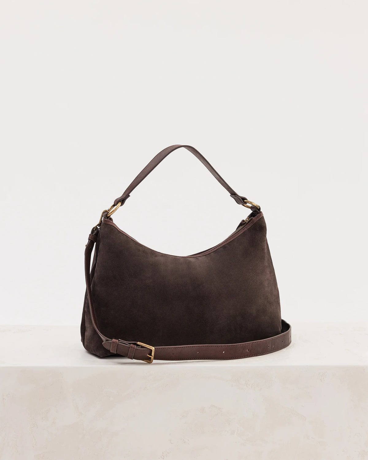 Suede Slouchy | Chocolate