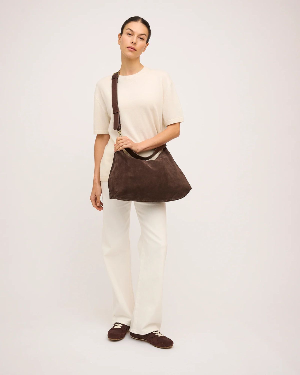 Suede Slouchy | Chocolate