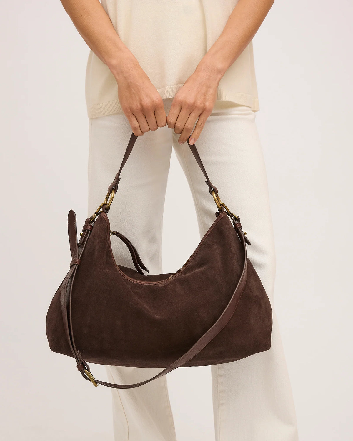 Suede Slouchy | Chocolate