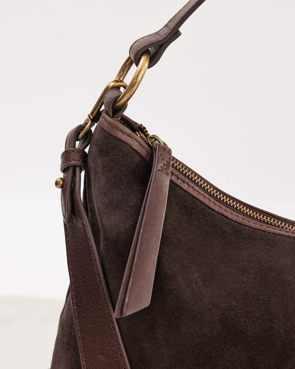 Suede Slouchy | Chocolate