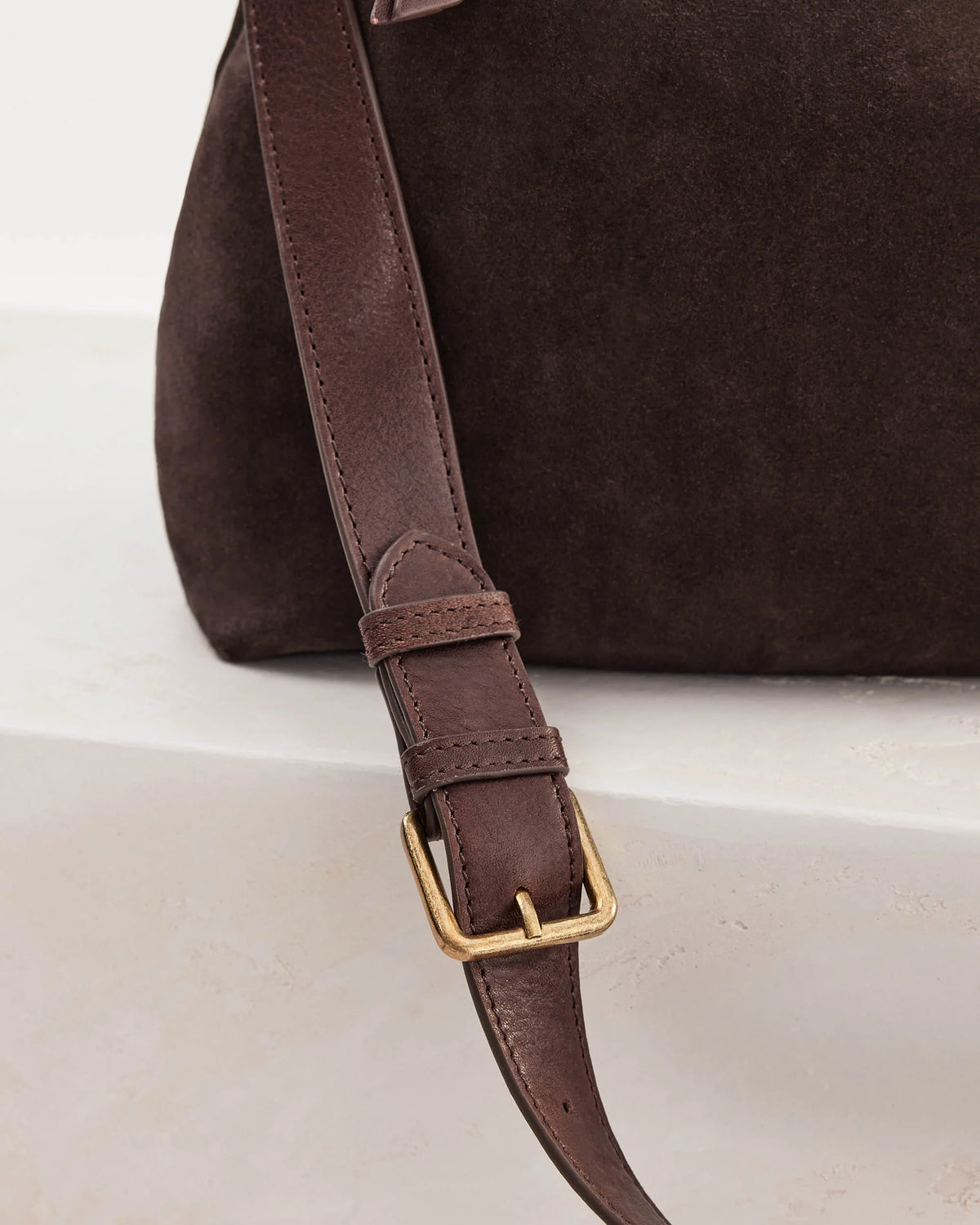 Suede Slouchy | Chocolate